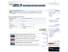 Tablet Screenshot of czartery.otojacht.pl